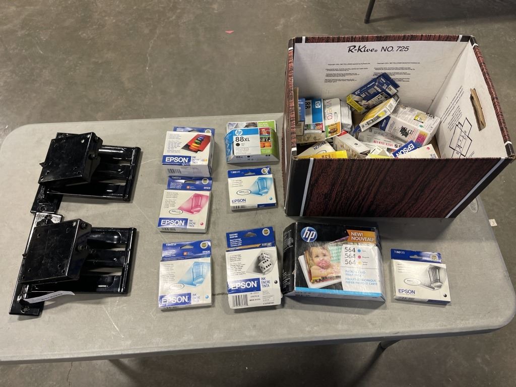 28 NEW BOXES OF PRINTER INK