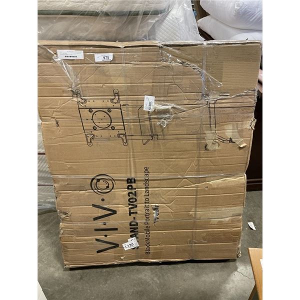VIVO BLACK MOBILE TV CART