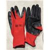Image 2 : 10 NEW PAIRS OF SIZE MEDIUM RUBBER PALM GLOVES