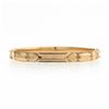 Image 4 : Antique 10k Yellow Gold Detailed Heart & Mil grain Work Eternity Stack Band Ring