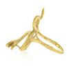 Image 5 : Vintage 14k Yellow Gold Textured Detailed Coiled Snake Statement Wrap Band Ring