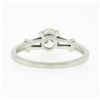 Image 9 : Tiffany & Co. Palladium 0.67 ctw GIA Diamond Solitaire Open Sides Engagement Rin