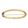 Image 3 : Antique Victorian 14K Yellow Gold Fine Curved Long Oval Seed Pearl Brooch Pin