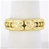 Image 1 : Judith Ripka 18k Yellow Gold Dual Heart Moi et Toi Eternity Beaded Band Ring
