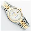 Image 3 : Rolex Mens Two Tone Yellow Gold And Stainless Steel White Diamond 36MM Datejust