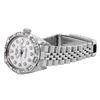 Image 4 : Rolex Ladies Stainless Steel Silver Diamond and 18K Gold Pyramid and Diamond Bez