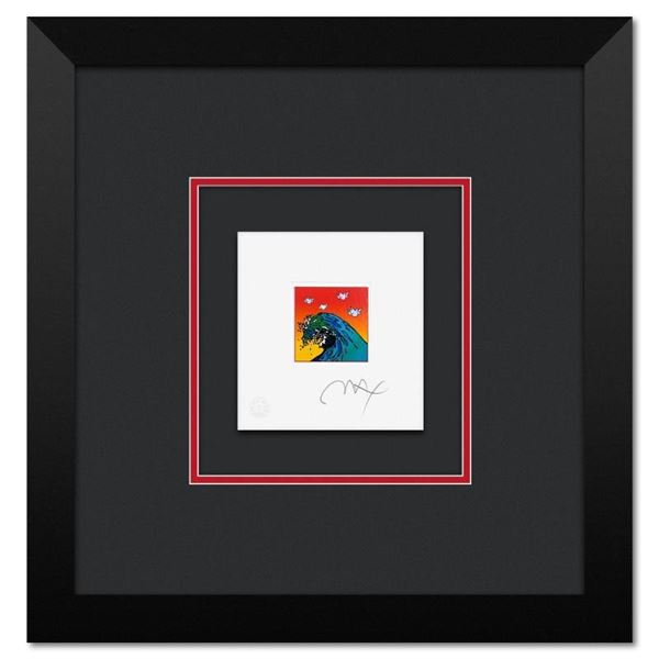 Great Wave with Doves by Peter Max