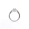 Image 5 : 0.74 ctw Diamond Halo Wedding Ring - 14KT White Gold