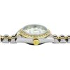 Image 5 : Rolex Ladies 18K Two Tone Gold And Steel White Roman Diamond Lugs Datejust Wrist