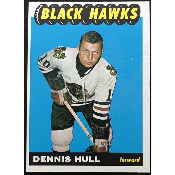 1965-66 O-PEE-CHEE DENNIS HULL ROOKIE CARD