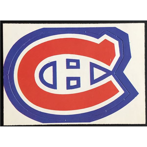 1972-73 O-PEE-CHEE MONTREAL CANADIENS INSERT