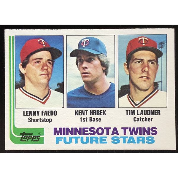 1982 TOPPS KENT HRBEK ROOKIE CARD