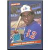 Image 1 : 1986 LEAF ANDRES GALARRAGA ROOKIE CARD
