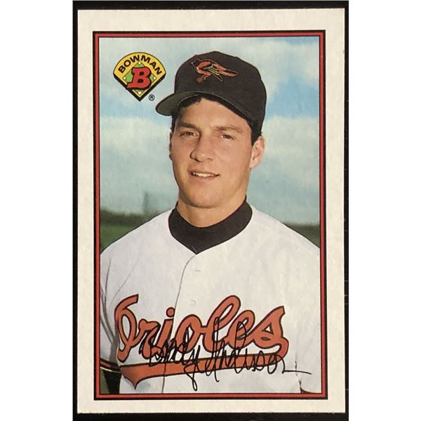 1989 BOWMAN BRADY ANDERSON ROOKIE CARD
