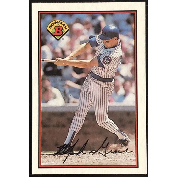 1989 BOWMAN MARK GRACE (HOF) ROOKIE CARD