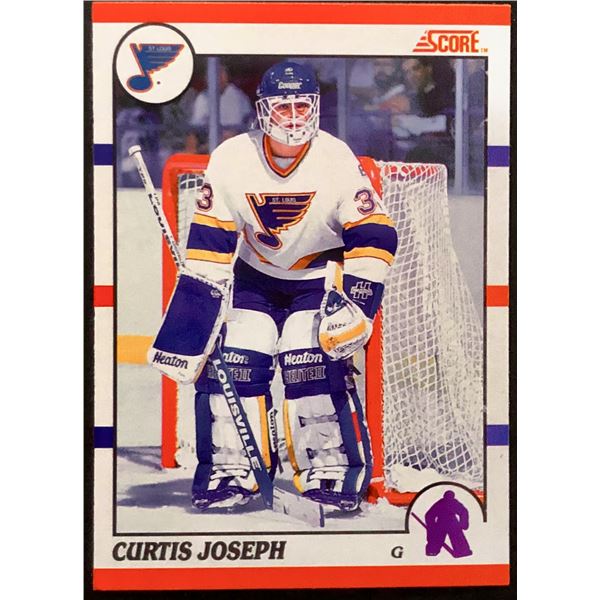 1990-91 SCORE CURTIS JOSEPH (HOF) ROOKIE CARD
