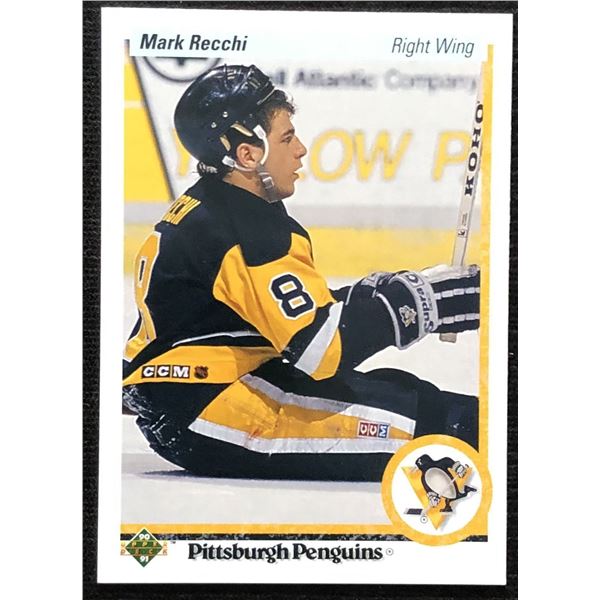 1990-91 UPPER DECK MARK RECCHI (HOF) ROOKIE CARD