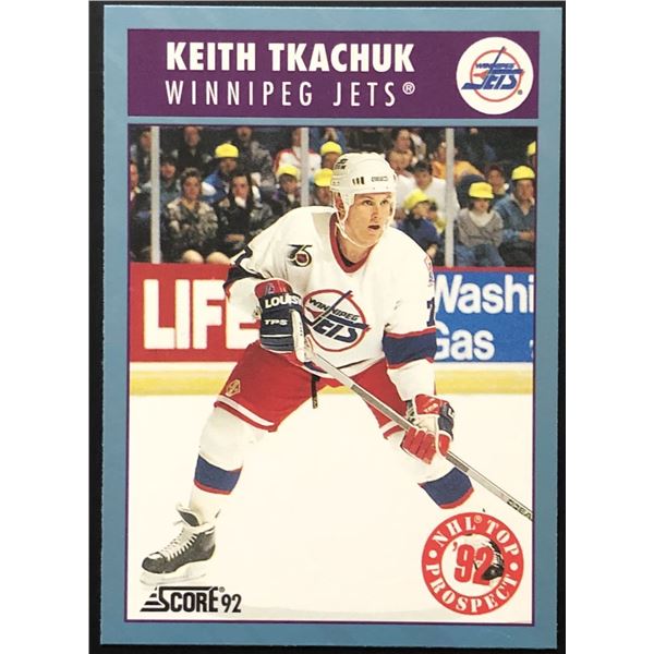 1992 SCORE KEITH TKACHUK ROOKIE CARD