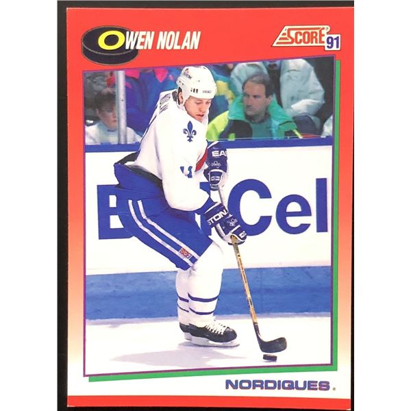 1992 SCORE OWEN NOLAN ROOKIE CARD