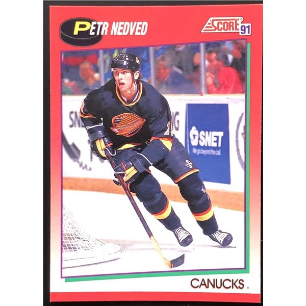 1992 SCORE PETER NEDVED ROOKIE CARD