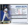 Image 2 : 1999 FLEER ADRIAN BELTRE (HOF) ROOKIE CARD