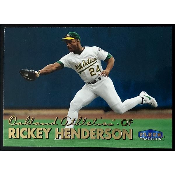 1999 FLEER RICKEY HENDERSON (HOF)