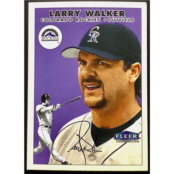 2000 FLEER LARRY WALKER (HOF)