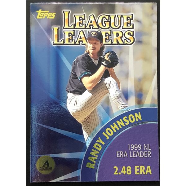 2000 TOPPS RANDY JOHNSON & PEDRO MARTINEZ (HOF)