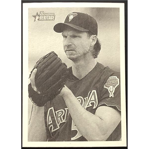 2001 BOWMAN HERITAGE RANDY JOHNSON (HOF)