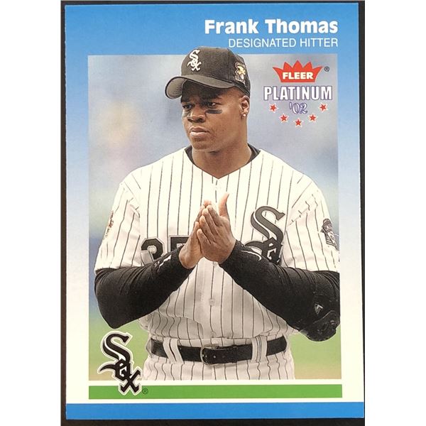 2002 FLEER PLATINUM FRANK THOMAS (HOF)