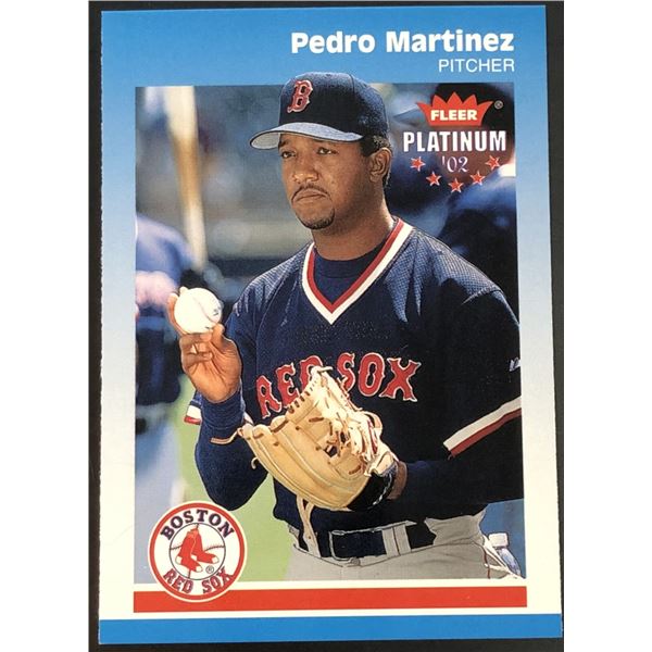 2002 FLEER PLATINUM PEDRO MARTINEZ (HOF)