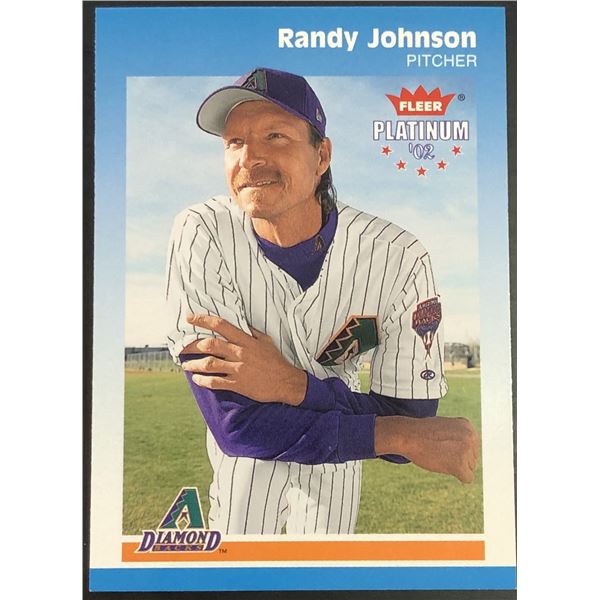 2002 FLEER PLATINUM RANDY JOHNSON (HOF)