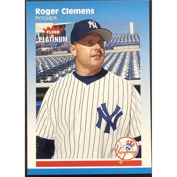 2002 FLEER PLATINUM ROGER CLEMENS