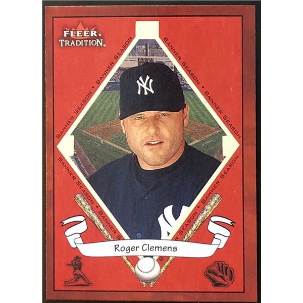 2002 FLEER TRADITION ROGER CLEMENS