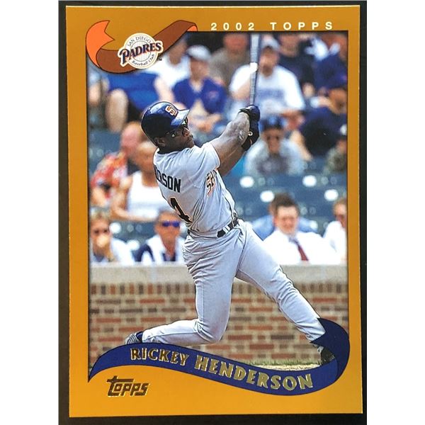 2002 TOPPS RICKEY HENDERSON (HOF)