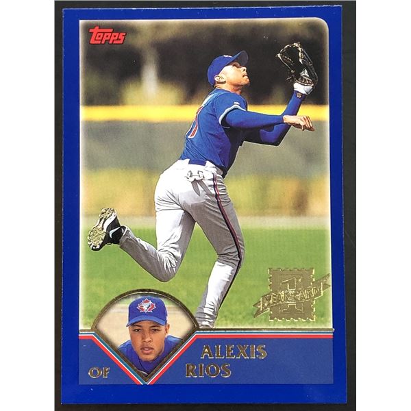 2003 TOPPS ALEX RIOS ROOKIE CARD