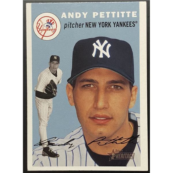 2003 TOPPS HERITAGE ANDY PETTITTE (HOF)