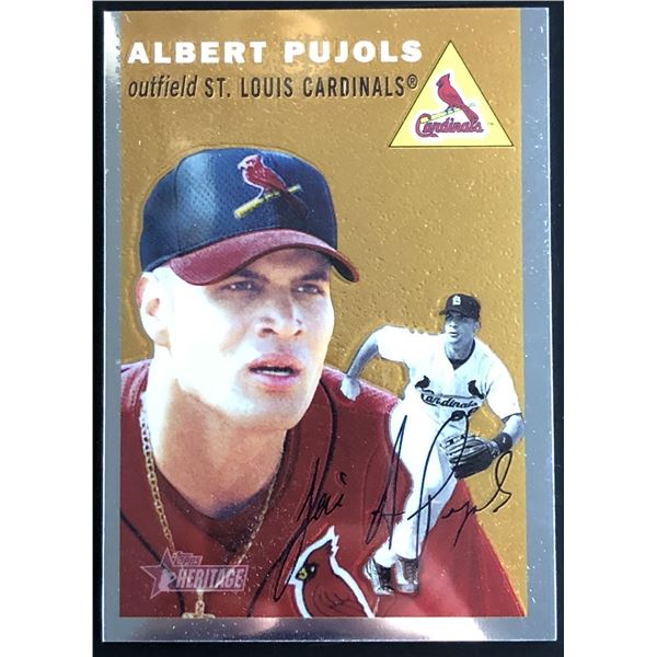 2003 TOPPS HERITAGE GOLD CHROME ALBERT PUJOLS