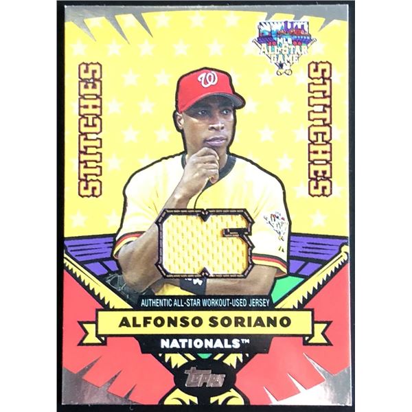 2006 TOPPS USED JERSEY ALFONSO SORIANO