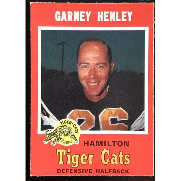 1971 O-PEE-CHEE GARNEY HENLEY (HOF)