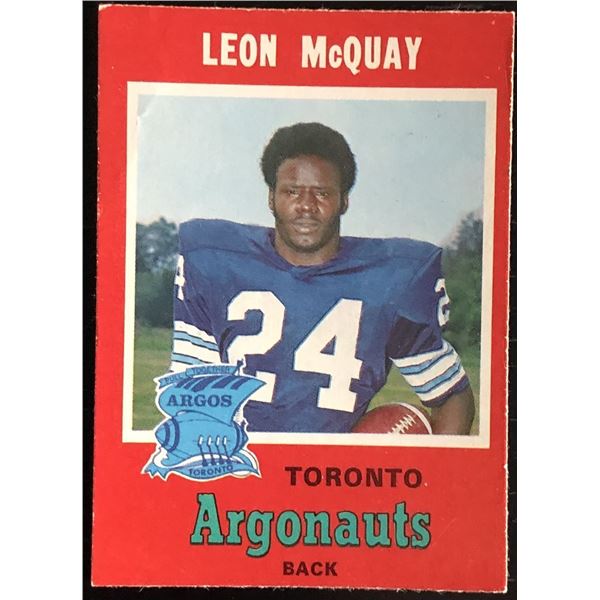 1971 O-PEE-CHEE LEON McQUAY
