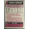 Image 2 : 1977 TOPPS AHMAD RASHAD