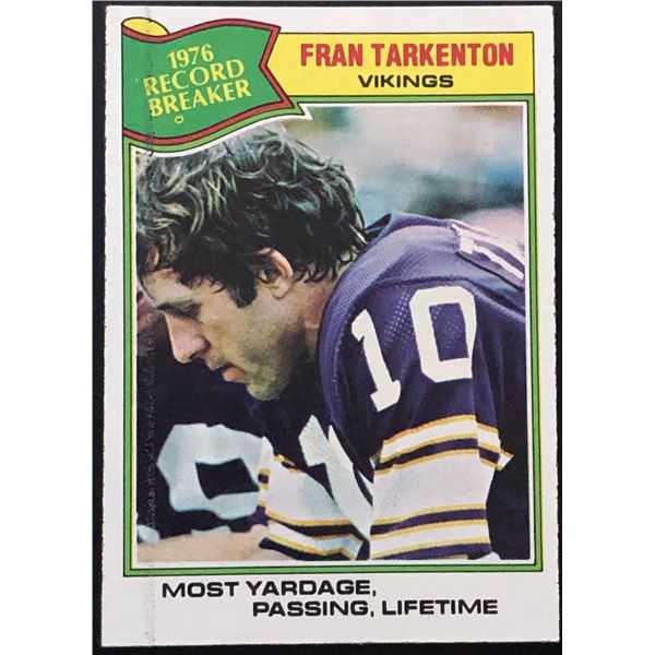 1977 TOPPS FRAN TARKENTON (HOF)