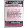 Image 2 : 1977 TOPPS JIM LANGER (HOF)