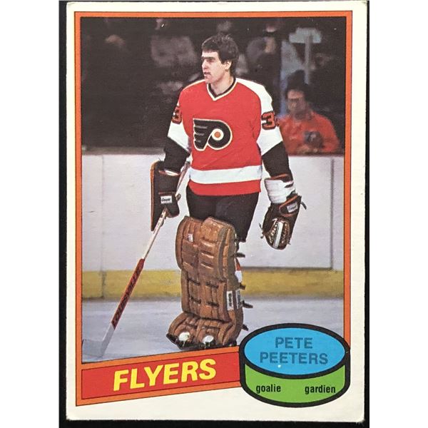 1980-81 O-PEE-CHEE PETE PEETERS ROOKIE CARD