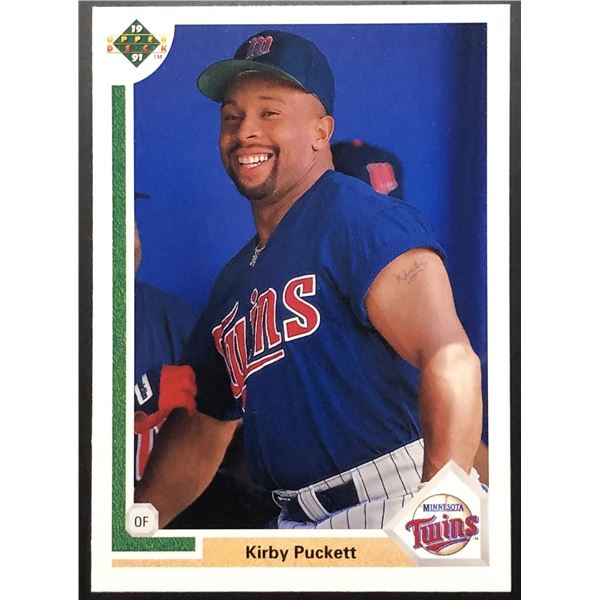 1991 UPPER DECK KIRBY PUCKETT (HOF)