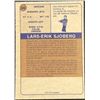 Image 2 : 1974-75 O-PEE-CHEE WHA LARS-ERIK SJOBERG ROOKIE CARD