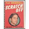 Image 1 : 1970 TOPPS TOM SEAVER (HOF) SCRATCH OFF