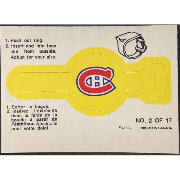 1973-74 O-PEE-CHEE MONTREAL CANADIENS