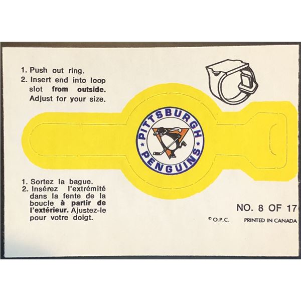 1973-74 O-PEE-CHEE PITTSBURGH PENGUINS
